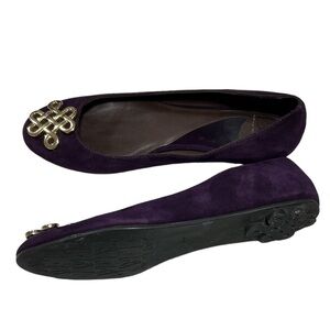 DVF Diane Von Furstenberg Suede Ballet Flat